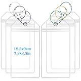 【MATÉRIAU DE HAUTE QUALITÉ】 L'etiquette bagage valise est fabriquée en PVC durable, doux et durable, pas facile à déchirer. Les anneaux en acier colorés sont fabriqués en métal solide, ne seront pas facilement endommagés, rouillés, faciles à visser et ne se détacheront pas, vous pouvez l'utiliser en toute confiance.