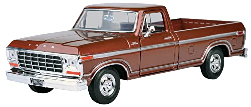 Motormax 1979 Ford F-150 Pickup Truck 1:24 Diecast Car Model 79346 Brown
