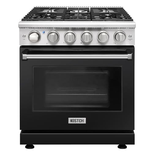 30 inch Professional Freestanding Pro-Style Propane Gas Range with 5 Burners, 4.55 cu.ft. Oven Capacity, in Stainless Steel - KOS-30RG03MLP (White)