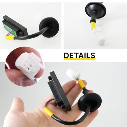 leruiyezs Heckklappenschalter Ersatz Für Kia Picanto TB 2011–2017 und Rio Mk3 2011–2017 81260-1W220 Kofferraum Entriegelungstaster aus ABS-Material für zuverlässigen Austausch und langlebige Nutzung