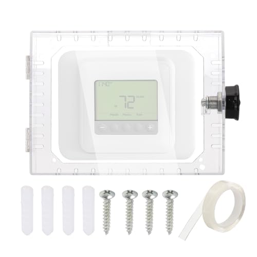 Boîtier de verrouillage pour thermostat universel transparent avec clé à code