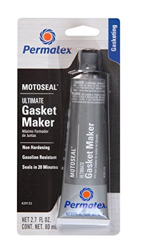 Permatex 29132 6 Pack 2.7 oz. MotoSeal 1 Ultimate Gasket Maker, Grey