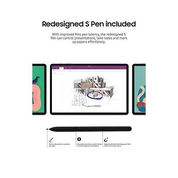 SAMSUNG-Galaxy-Tab-S7-5G-Tablet-LTEWiFi-Verizon-Mystic-Black-128-GB-2020-Model-US-Version-Warranty-SM-T978UZKAVZW SAMSUNG Galaxy Tab S7+ (5G Tablet) LTE/WiFi (Verizon), Mystic Black - 128 GB (2020 Model - US Version & Warranty) - SM-T978UZKAVZW