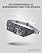 WATERFLY Fanny Pack for Women Men Water Resistant Small Waist Pouch Slim Belt Bag with 4 Pockets Lightweight Crossbody Chest Bag Fit All Phones, 11.02 x 2.1 x 4.3 inch,11.02 x 2.1 x 4.3 inch