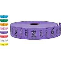 Tacticai Lot de 1000 tickets de tombola vierges, blanc (1 des 8 couleurs), double rouleau pour événements, entrée, récompense de classe, collecte de fonds et prix Tacticai Lot de 1000 tickets de tombola vierges, blanc (1 des 8 couleurs), double rouleau pour événements, entrée, récompense de classe, collecte de fonds et prix