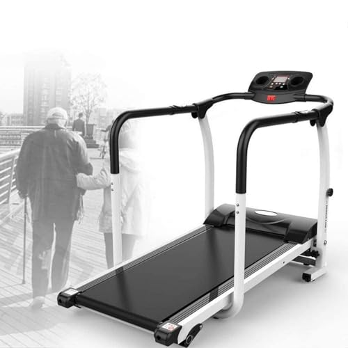 Image of Portable Foldable Treadmill with Incline for Running and Walking, Treadmill with LCD Monitor, Fitness Exercise Machine for Home & Office, 150KG Weight Capacity