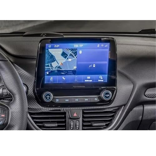 Écran tactile rayé Fiesta 2022 solution protection verre trempé 8"