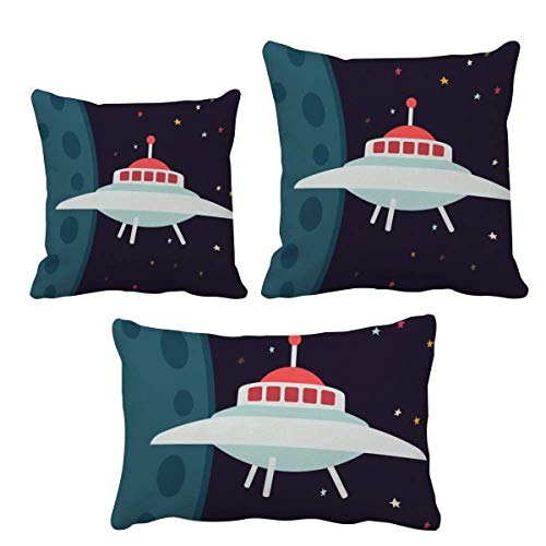 Coussin alien et OVNI DIYthinker pour decoration de chambre - 2