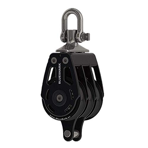 BLUESHARK75mm High Performance Aluminum Sailing Blocks Choose Style and Quantity