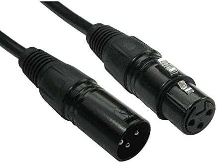 World of Data 0.5M XLR Cable - 3 Pin Male to Female Balanced Audio Copper Core Gold Plated Pins
