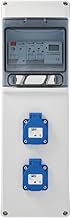 BATILEC - Electric pool box with electronic clock + ID 40A 30mA AC + 2 DISJ 16A + 2 sockets