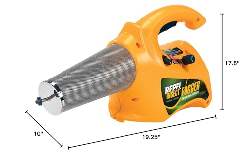 Repel 190397 Propane Insect Fogger for Mosquitoes, Flies, and Flying Insects in Your Campsite or Yard, 40 oz., Yellow