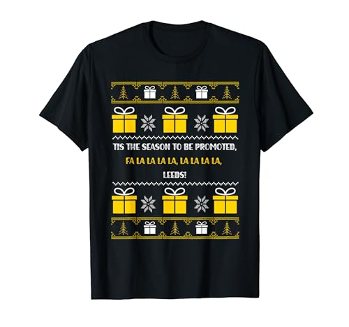 Image of Tis The Season To Be Promoted, Leeds Christmas T-Shirt