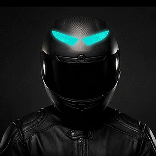 Dreothy 1Pair Strong Reflective Stickers For Cars High Intensity Night Visibility Safety Sign Waterproof Scratch-Resistant Car Side Mirror Front Rear Bumper Tape Sticker Trunk Decals Motorcycle Stickers (Mint Green) #TOP5