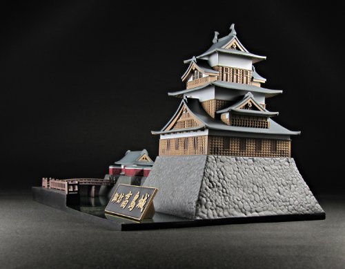 Château Suwa Takashima miniature 1/200 réplique historique japonaise haute précision