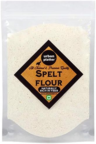Urban Platter Whole Grain Spelt Flour, 400g / 14oz [Nutty Taste, High Stability & Stone Ground]