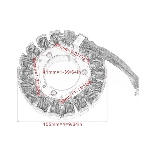 Bobine de stator pour moto FZ6 et S2 alternatif au modèle 5VX-81410-00-00