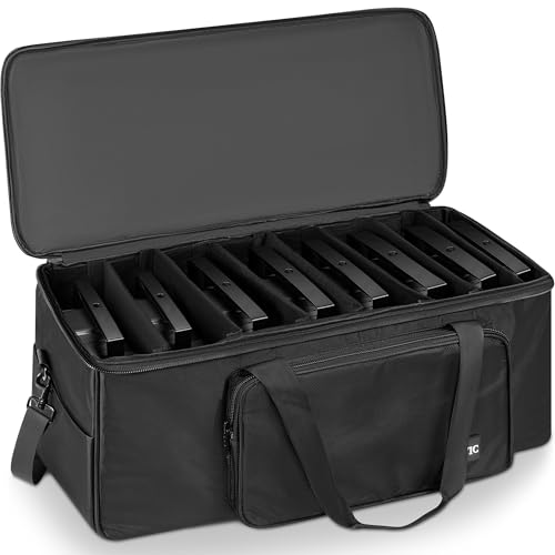 IBVIVIC DJ Par Light Bag with Dividers, 29.5