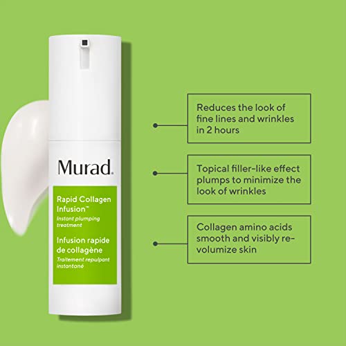 Murad Rapid Collagen Infusion - Resurgence Anti-Aging For Face - Skin Smoothing Cream Targets Deep Wrinkles - Gentle Skin Treatment Backed By Science, 1.0 Oz #TOP1