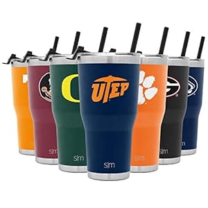 Simple Modern Officially Licensed Collegiate UTEP Miners Tumbler with Straw and Flip Lid | Insulated Stainless Steel 30oz Thermos | Cruiser Collection | The University of Texas at El Paso