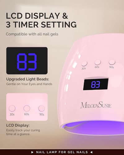 Image of MelodySusie Detachable Base UV /LED Nail Lamp P-Plus30I for Hard Gel