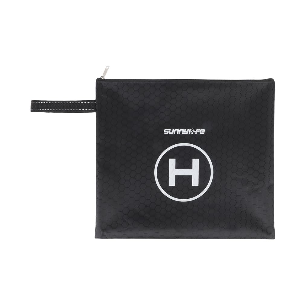 Plataforma de aterrizaje para drones AVATA 2 con mayor resistencia al viento y al viento. Se puede enjuagar y limpiar. Delantal hexagonal, Negro, 80cm