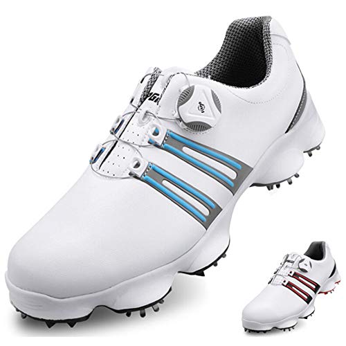 PGM-XZ102 - Zapatos de golf para hombre, impermeables, antideslizantes, con encaje, estilo casual, color, talla 42 1/3 EU Cover
