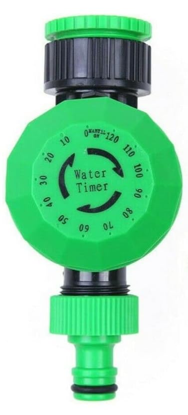 GuKKK Impianto Di Irrigazione Automatico A Goccia – Kit Completo Con Timer, Pompa Doppia E Tubo Da 15m – Ideale Per Vacanze, Balcone E Giardino, Con Modalità Manuale E Intelligente