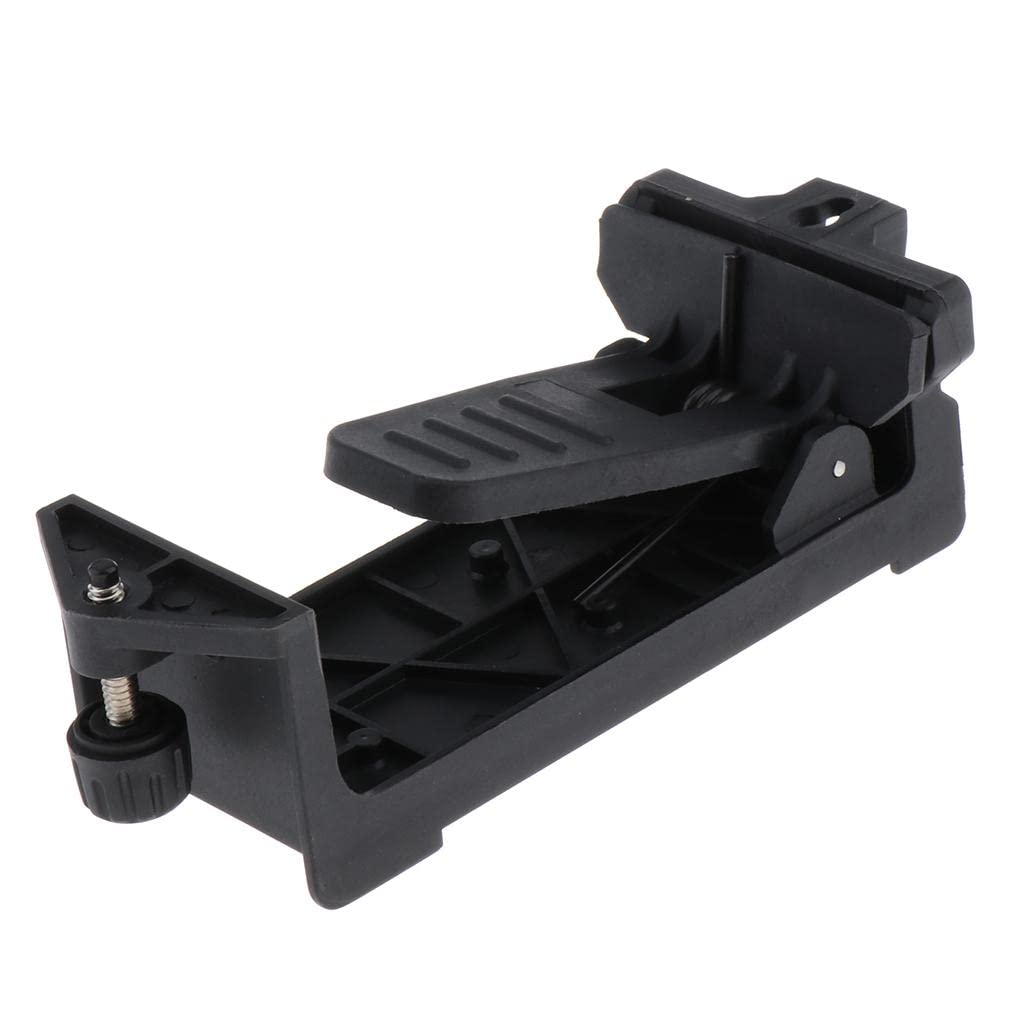 1 adaptador de soporte de nivel láser con clip magnético para colgar en el techo, color negro, no 1