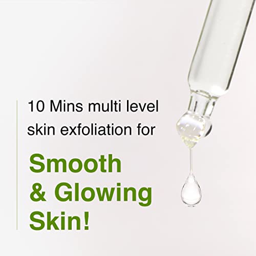 mCaffeine Exfoliating Peel Serum with 25% AHA, 2% BHA, 5% PHA | Glycolic Acid & Salicylic Acid Serum For Blackheads & Whiteheads | Improves Skin... - Image 3