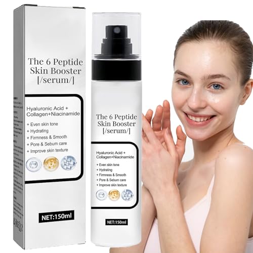 Niacinamide Serum for Face,Anti Wrinkle Collagen Boosting Serum with Hyaluronic Acid,Face Tightening Serum for Aging Skin,Even Skin Tone& Deep Hydration,Anti Aging Face Serum for Forehead Stria-150ml