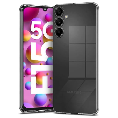 Image of Fashionury Crystal Clear Case for Samsung Galaxy M15 5G / Samsung Galaxy F15 5G | Yellowing Resistance | Transparent TPU Silicone | Raised Camera Lips | Slim Transparent Cover