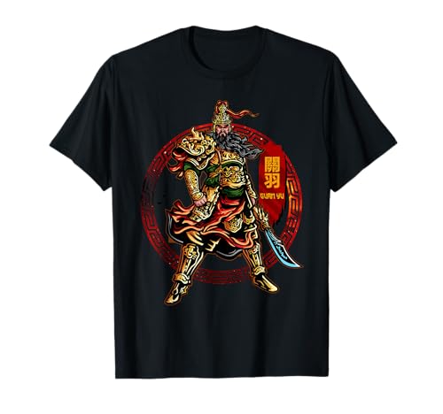 Guan Yu Antigua Mitología China Dioses Deidad Mítica Camiseta