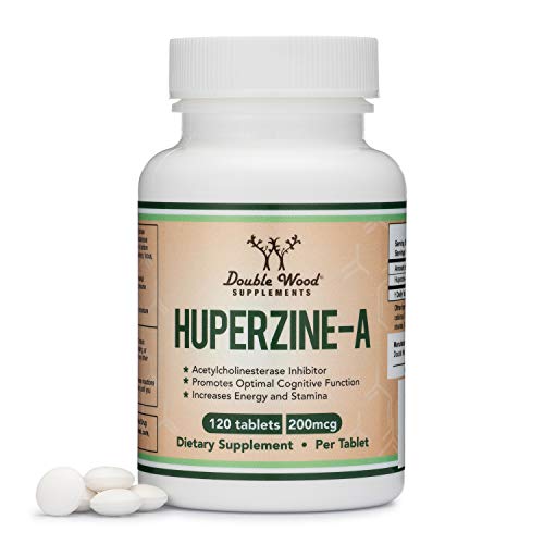Huperzine A 200mcg (Third Party Tested) Made in The USA, 120 Tablets, Nootropics