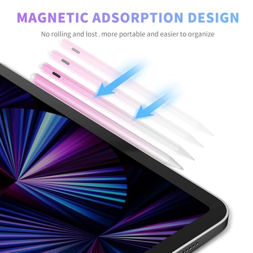 Image of JAMJAKE Stylus for Apple iPad Pencil 5X Faster Charge, Pencil for Apple iPad Compatible with iPad 6-11th Gen, iPad Air 3-5 /M2 /M3, iPad mini 5 /6, iPad Pro 11 inch /12.9 inch /M4, Double Tap Turn On /Off - Green