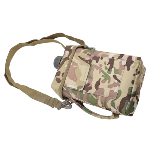 Zunate Outdoor Water Bottle - 2L Portable Water Canteen with Waist Bag, Multi Fuctional PVC Flat Camping Water Bottle for Surplus or Bushcraft Gear (CP) by Zunate - Image 8