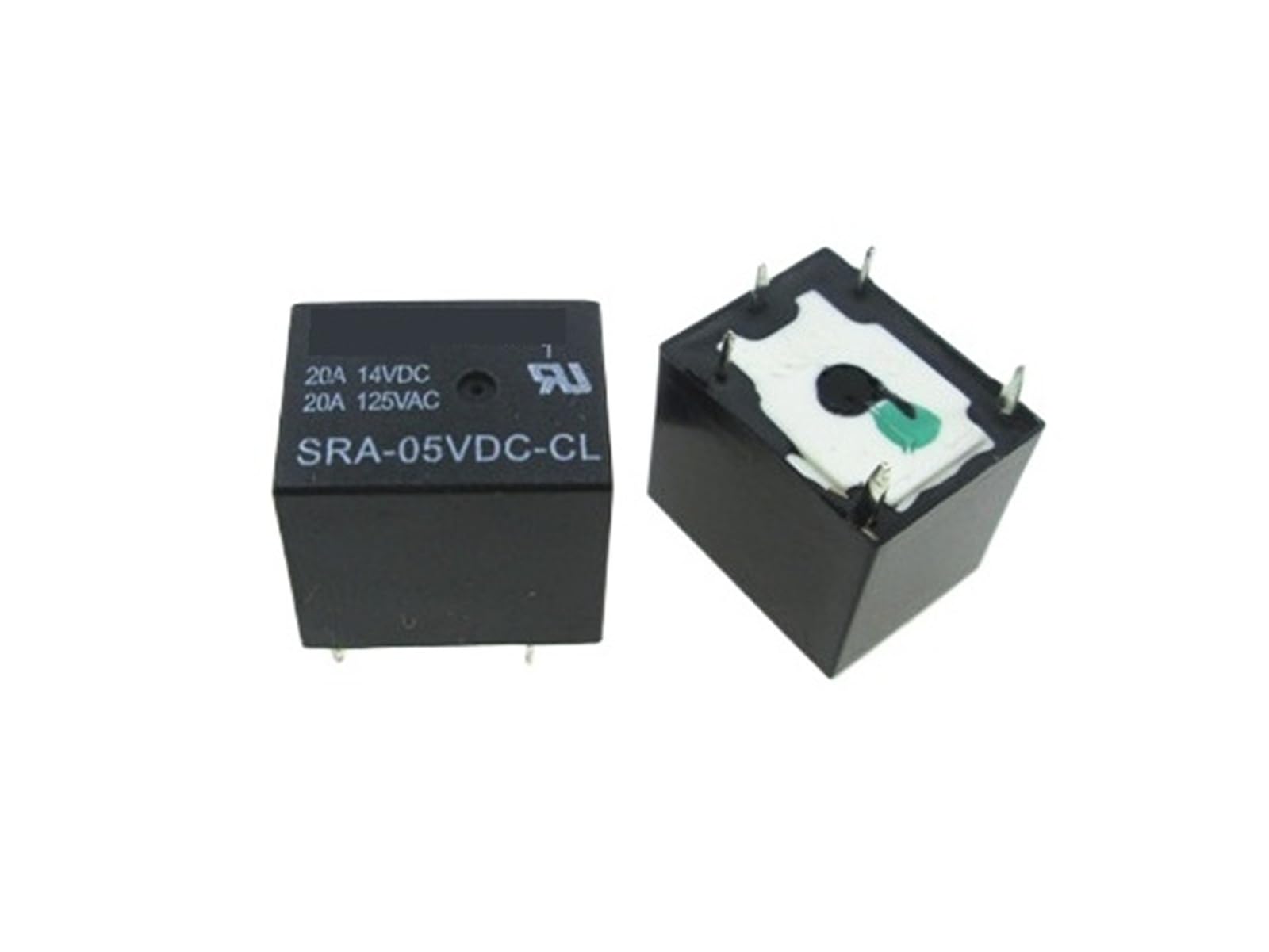 Relais voiture 5V SRA-05VDC-CL DC 5V 20A 5 broches pour automatisme lot de 10