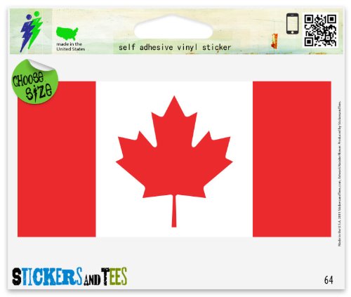 Canada Canadian Flag Vinyl Car Bumper Window Sticker 3