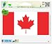 Canada Canadian Flag Vinyl Car Bumper Window Sticker 3" x 2"