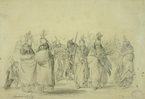 Tableaux de peintures Danse des femmes Mandan Karl Bodmer décoration