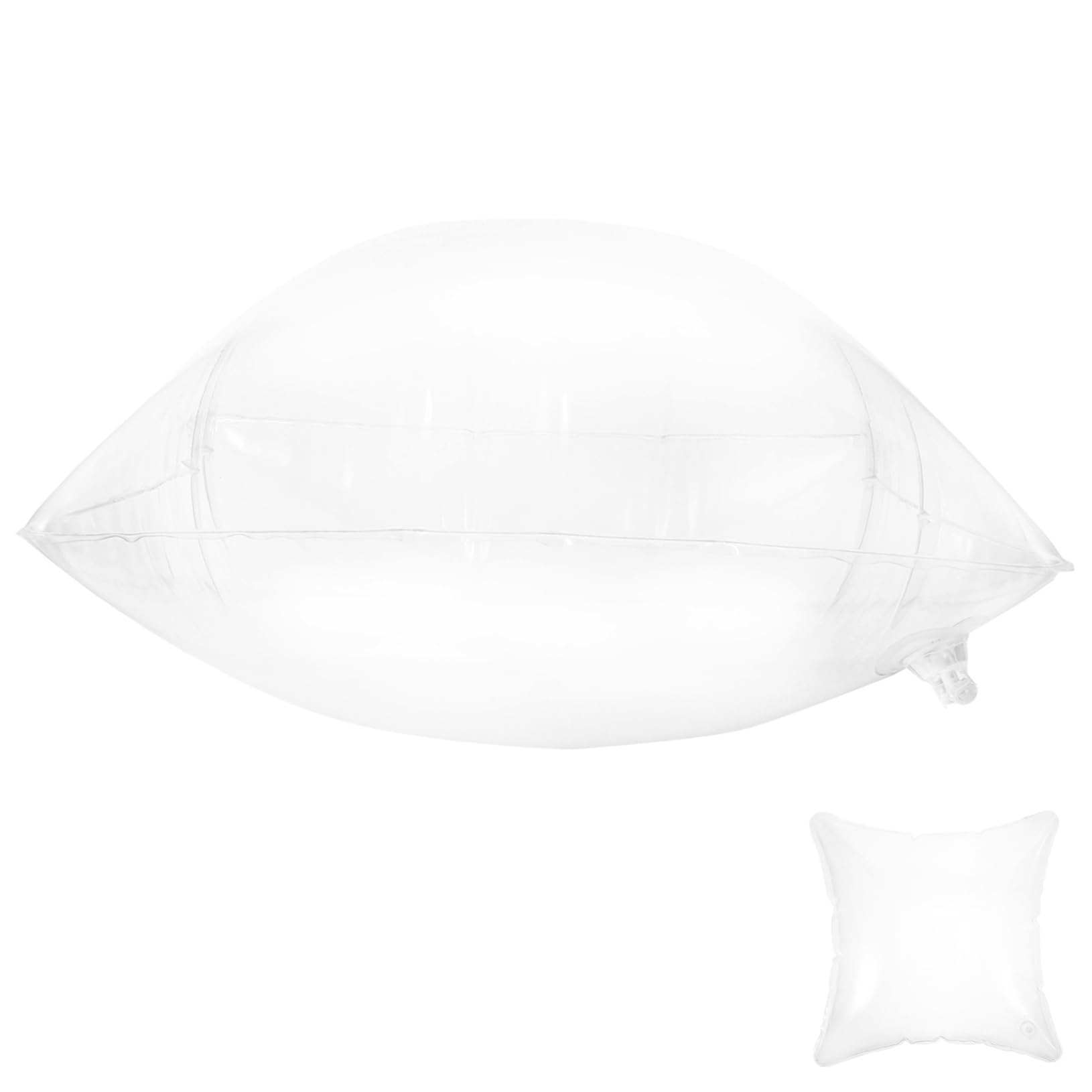 TOPBATHY 3 Pièces Oreiller Gonflable Oreiller De Camping Gonflable De Remplissage d'air Pliable Coussins pour Canapé Lit s Transparent Insert Équipement