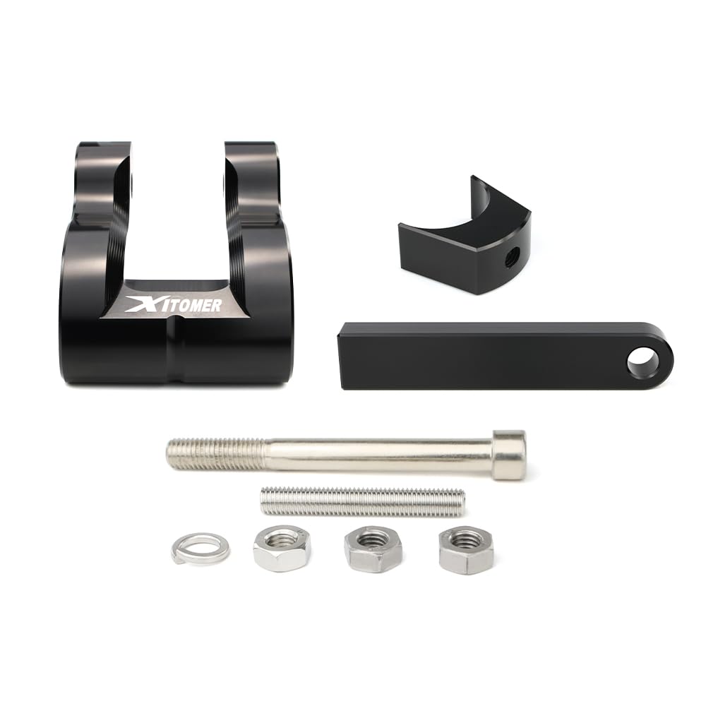 Xitomer 30-40 mm Links Abbassamento Compatibile con TRK702 TRK702X TRK502 TRK502X Moto Sospensione Link Kit Cuscino Sospensione Posteriore Corpo