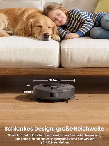 Lefant M330 Plus Staubsaugroboter mit Wischfunktion – Ansicht 6