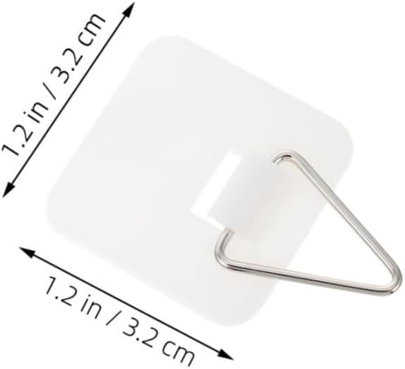 Xmas Self-adhesive Invisible Wall Hook 35pcs Plastic Stainless Steel