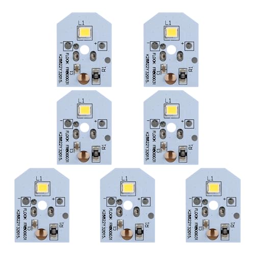 7pcs in One WR55X11132 WR55X25754 LED Lights for GE Refrigerator New Upgraded Fridge LED Light Replacement Replace WR55X30602 WR55X26486 PS4704284 3033142 EAP12172918 and More