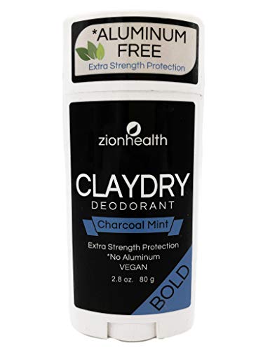 Zion - Clay Dry Bold Deodorant Charcoal Mint - 2.8 oz. (80 g)