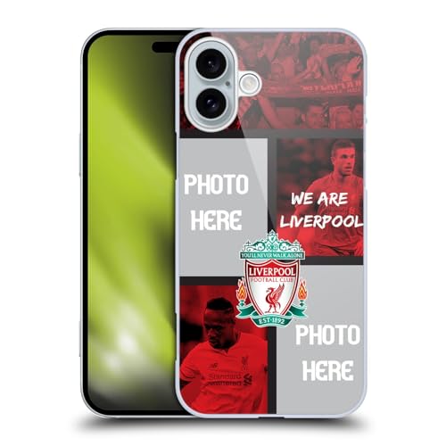 Coque iPhone 16 Liverpool FC protection rigide personnalisée rouge