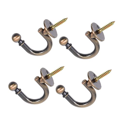 iplusmile 4 Piezas Gancho de Pared para Cortinas de Diseño Moderno y Resistente para Sala y Dormitorio Soporte Decorativo Multifuncional para Colgar Ropa y Toallas