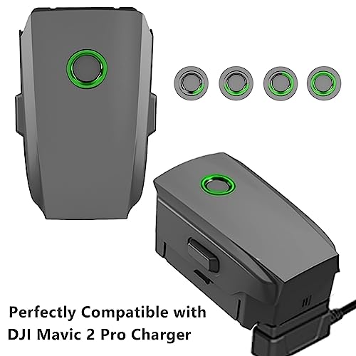 MVMOD Mavic 2 Pro, batteria intelligente da 3850 mAh, 15,4 V, per DJI Mavic 2 Pro, 31 Mins Max tempo di volo per drone DJI Mavic 2 Zoom (non per Mavic Pro) (solo per caricabatterie originali DJI)