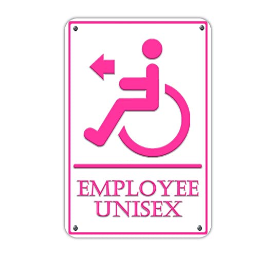 Employees Only Sign ���j�Z�b�N�X ���^�� �u���L�Ŕ� ���n �s���N �K�[�f�� ���� UV�v�����g �A���~�j�E�� �ǎ��t���T�C�� �ϋv�� ���[�N�V���b�v �I�t�B�X �ސE�j�� 12x8�C���`
